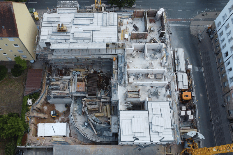Baustelle Simonstraße Fürth
